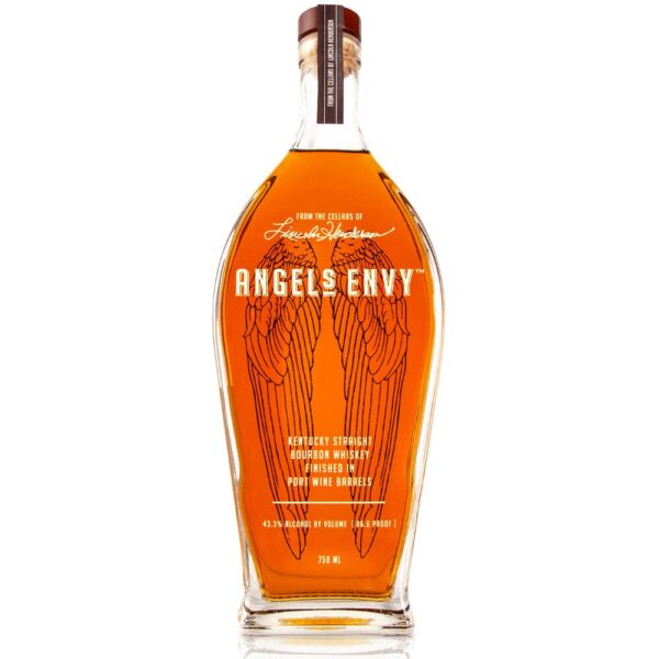 Angels Envy Kentucky Straight Bourbon Whiskey Finished in Port Wine Barrels 375ml