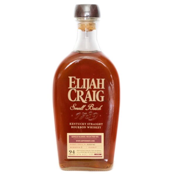 Elijah Craig Small Batch Single Barrel Selected BourbonBarrelBlend.Com