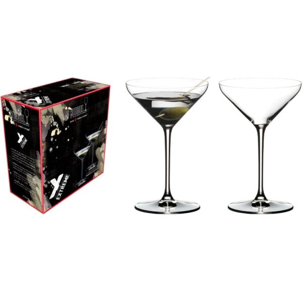 RIEDEL Drinkware Extreme Martini Set of 2