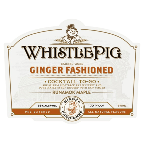 WhistlePig Ginger Fashioned Cocktail To-Go